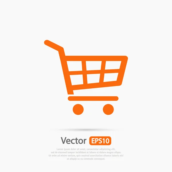 Ícone da cesta de compras — Vetor de Stock