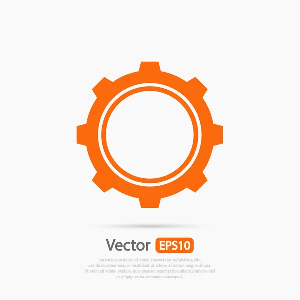 Versnelling pictogram ontwerp — Stockvector