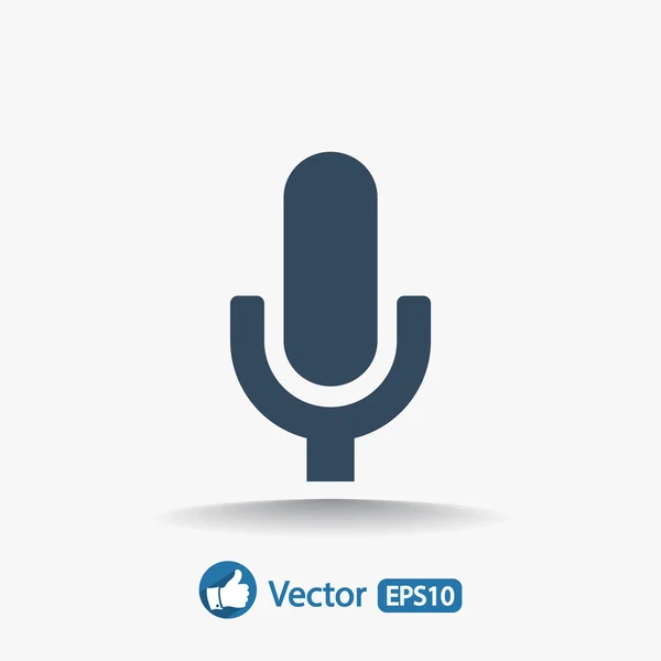 Design de ícone de microfone — Vetor de Stock