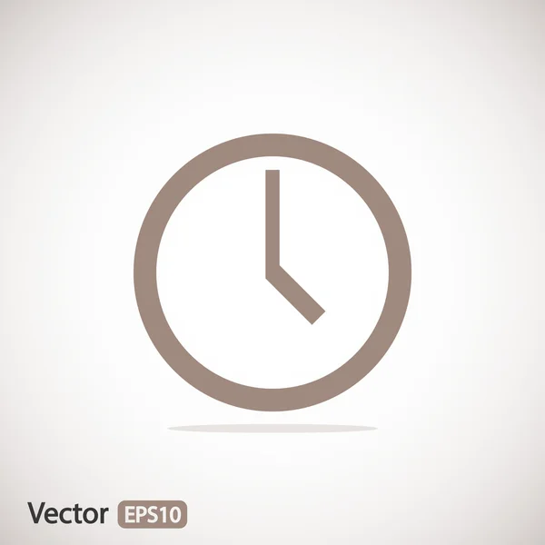 Reloj icono de diseño — Archivo Imágenes Vectoriales