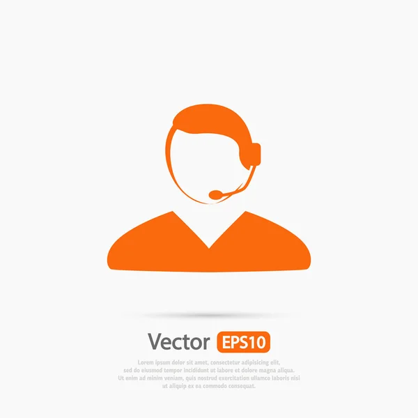 Call center icon — Stock Vector