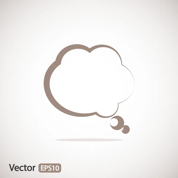 Bule de vorbire pictogramă — Vector de stoc