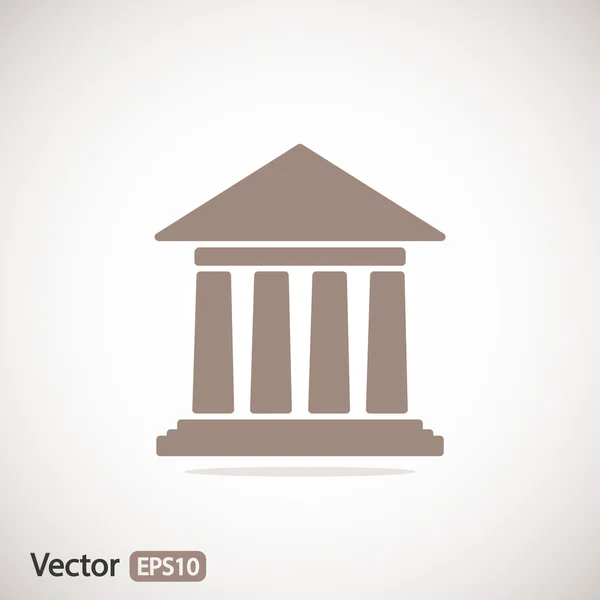 Ícone histórico do edifício — Vetor de Stock