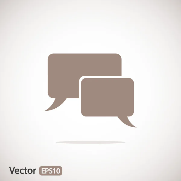 Icono de burbuja de habla — Vector de stock