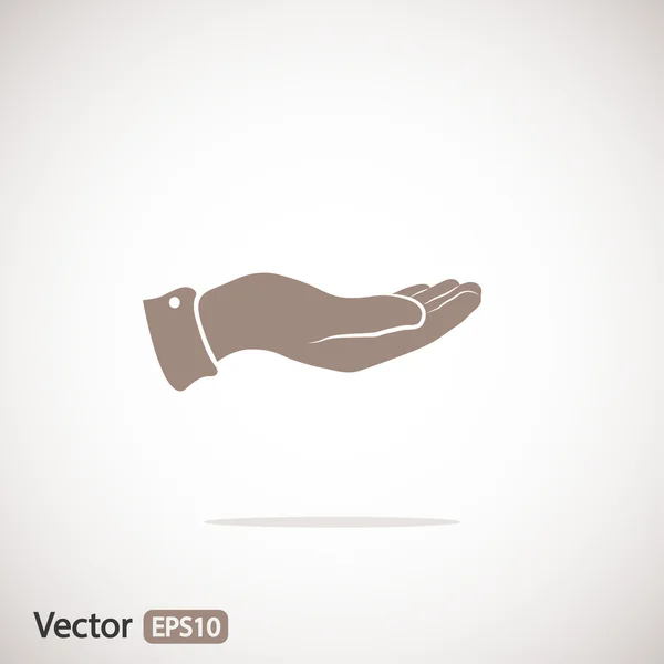 Hand pictogram ontwerp — Stockvector