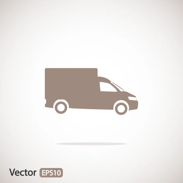 Truck flat icon — Stock Vector