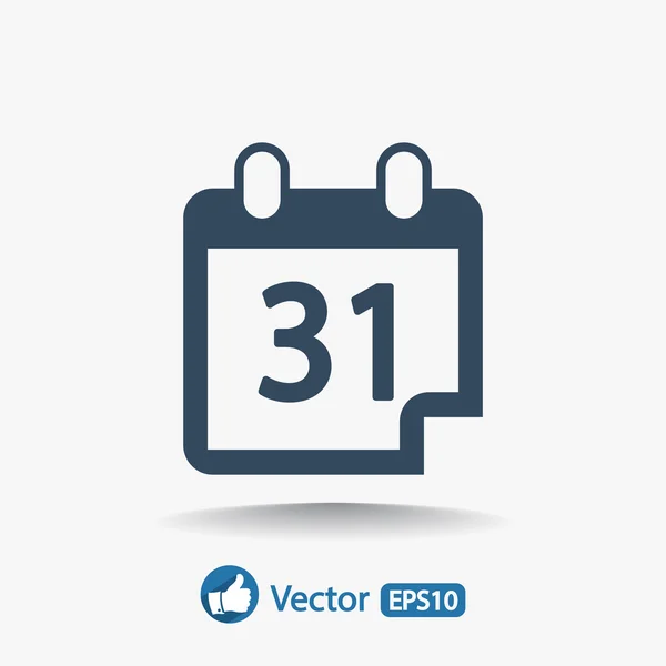 Diseño de icono de calendario — Vector de stock