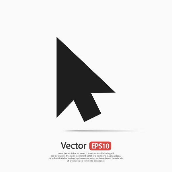 Design de ícone de cursor — Vetor de Stock