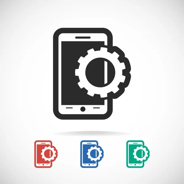 Mobiele smartphone pictogram — Stockvector