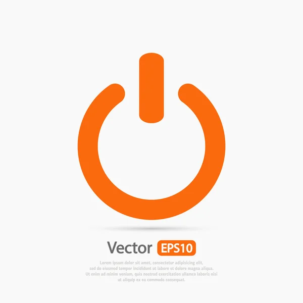 Power-Icon-Design — Stockvektor