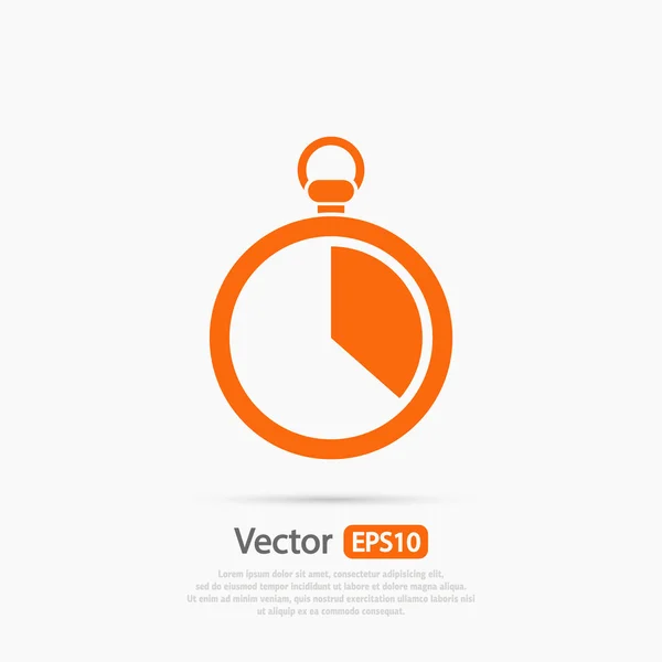 Stopwatch icon design — Stock Vector