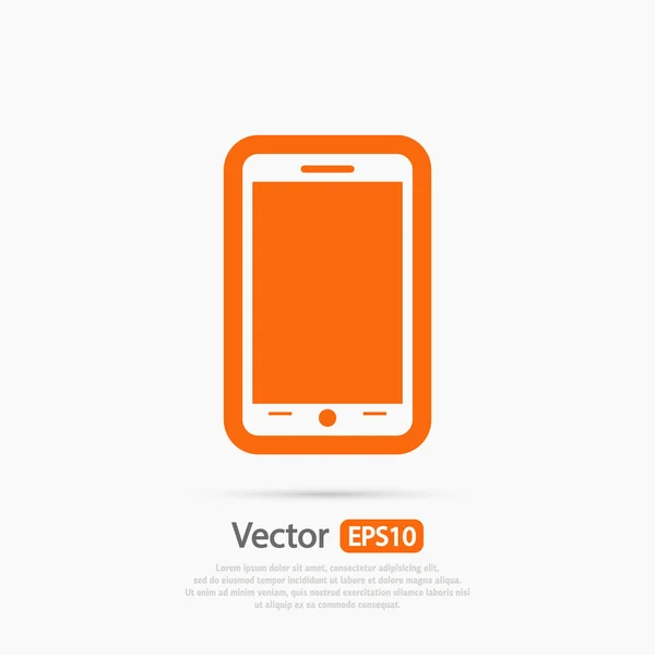 Icono del teléfono móvil — Vector de stock