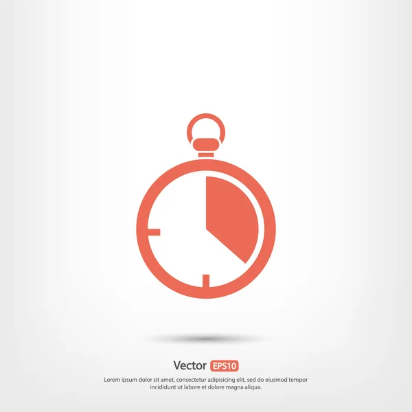 Design icône chronomètre — Image vectorielle