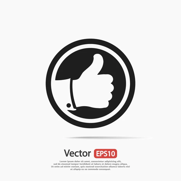 Mint ikon, lapos design stílusban — Stock Vector