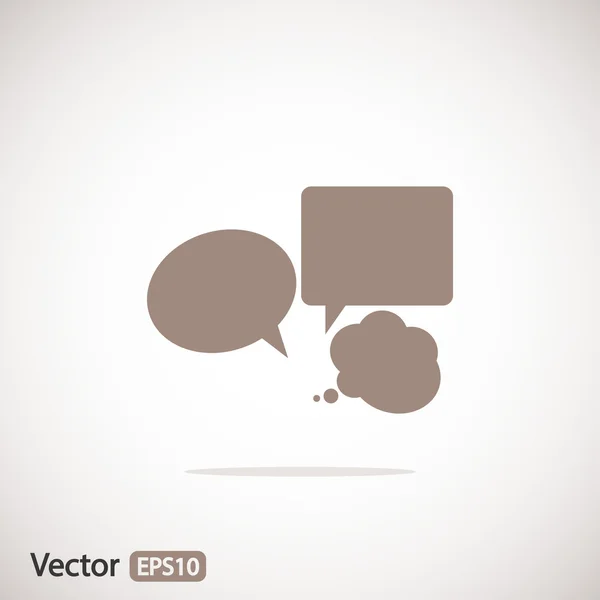 Icono de burbujas de voz — Vector de stock