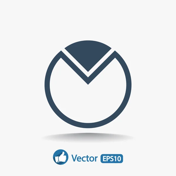 Infographic, grafiek pictogram — Stockvector