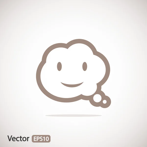 Bule de vorbire pictogramă — Vector de stoc