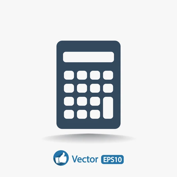 Diseño del icono de la calculadora — Vector de stock