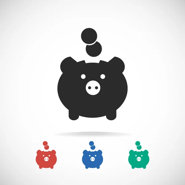 Moneybox pictogram ontwerp — Stockvector