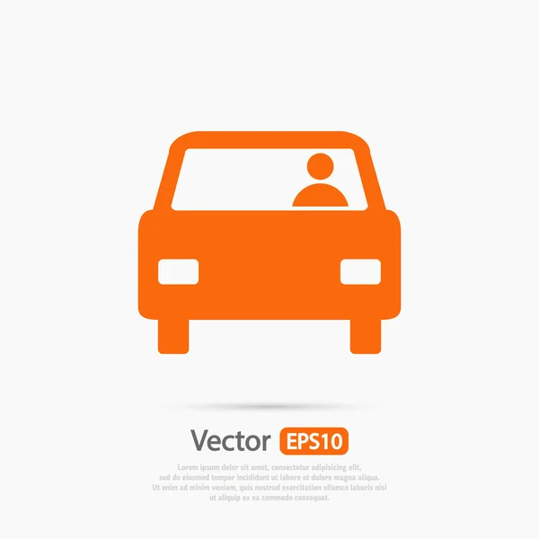 Design icona auto — Vettoriale Stock
