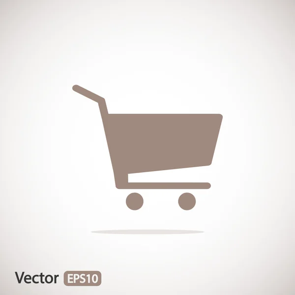 Icono de cesta de compra — Vector de stock