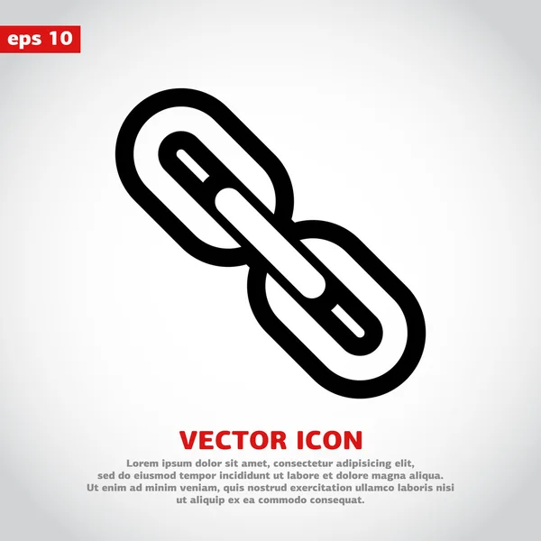 Icono de eslabón — Vector de stock