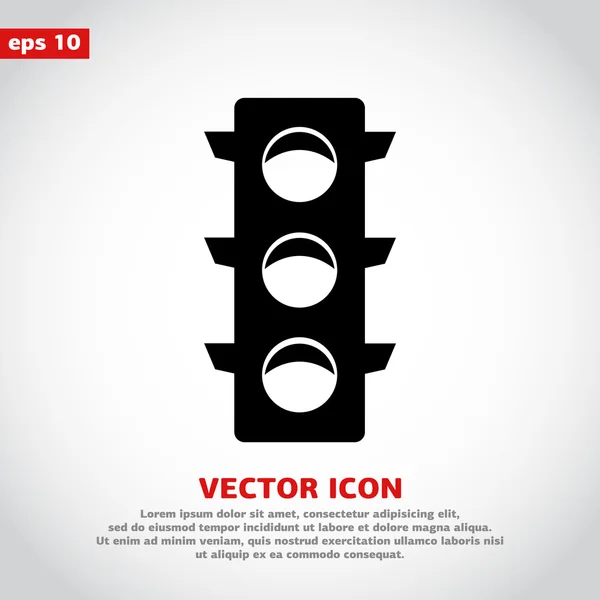 Icono de semáforo — Vector de stock