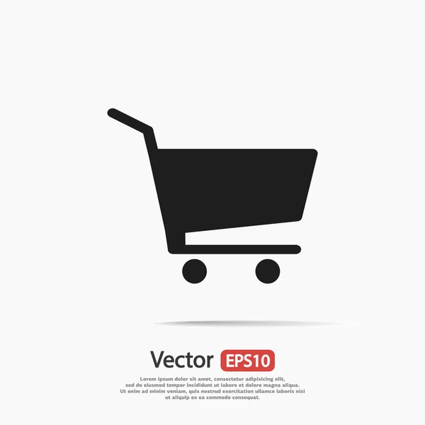 Ícone da cesta de compras — Vetor de Stock