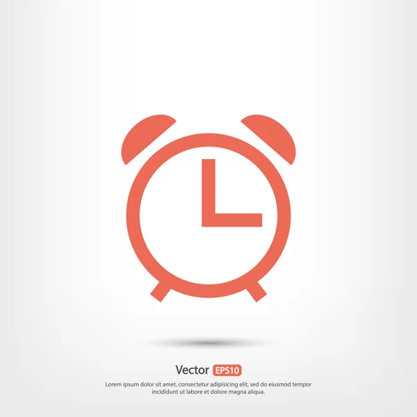 Clock icon design — Stock Vector