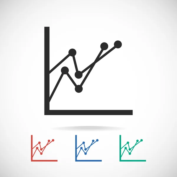 Infographic, chart  icon — Stock Vector