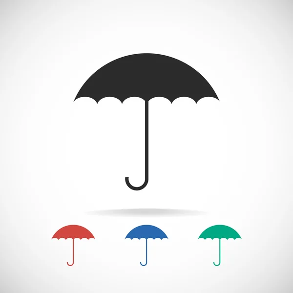 Umbrella icon design — Stock Vector