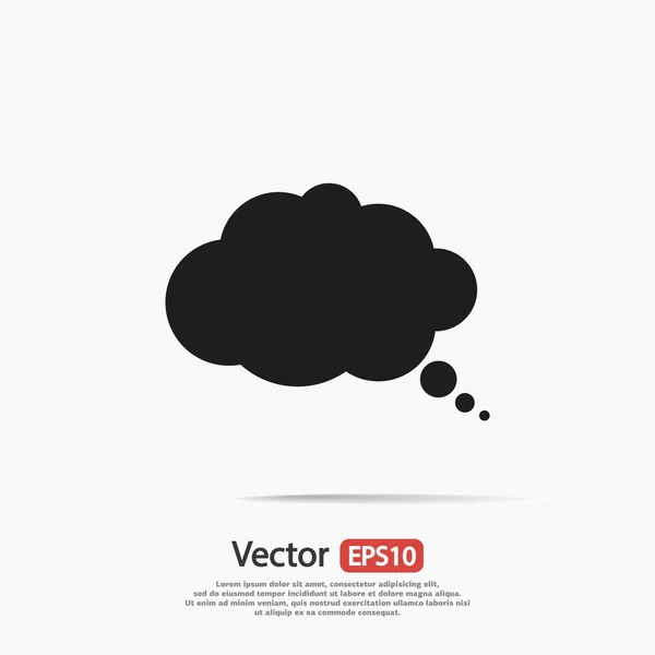 Bule de vorbire pictogramă — Vector de stoc