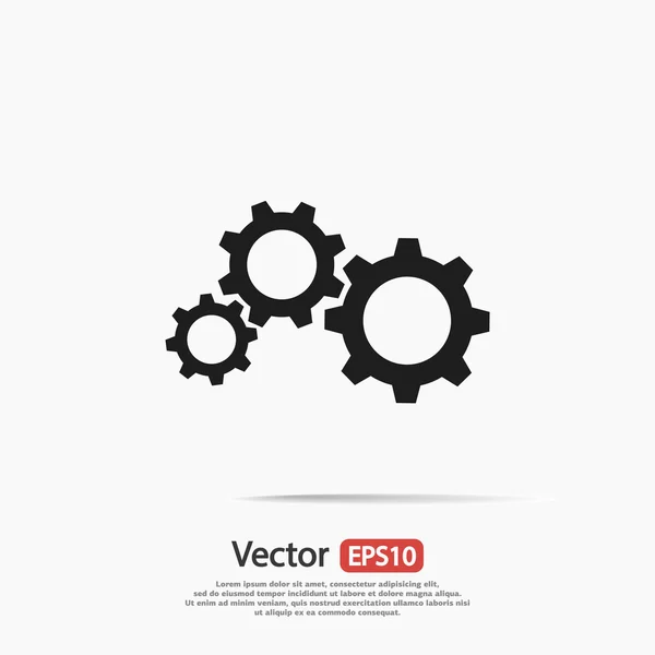 Gear icon design — Stock Vector