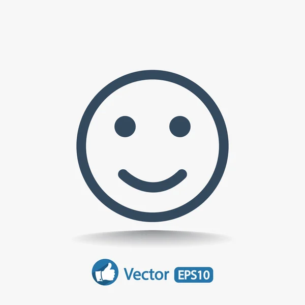 Sonrisa icono de diseño — Vector de stock