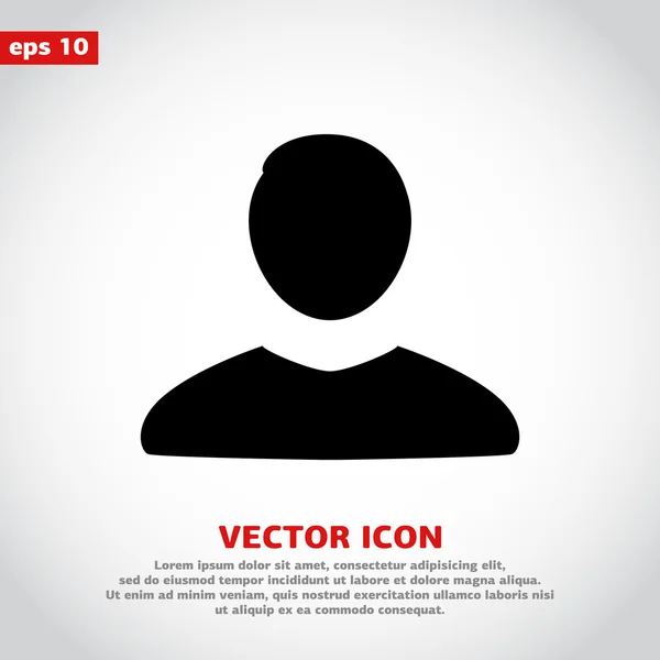 Icono del hombre de negocios — Vector de stock