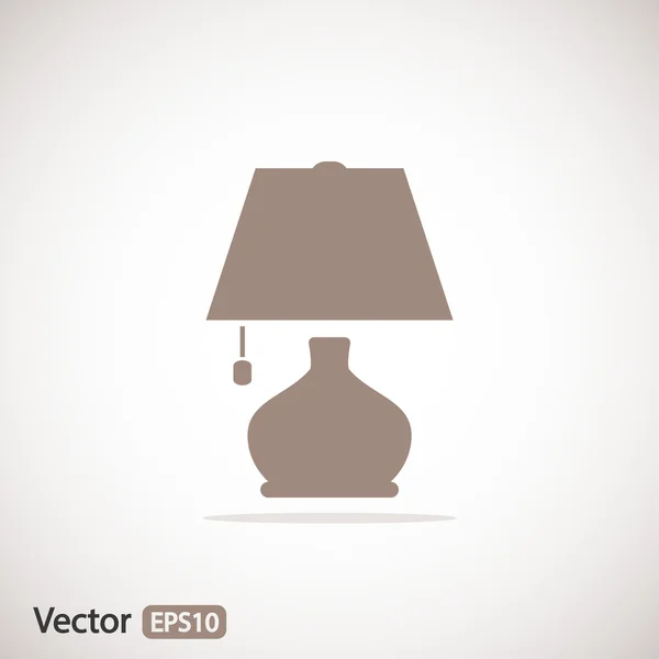 Pictogram design lamp — Stockvector