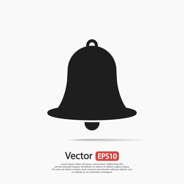 Bell icono de diseño — Archivo Imágenes Vectoriales