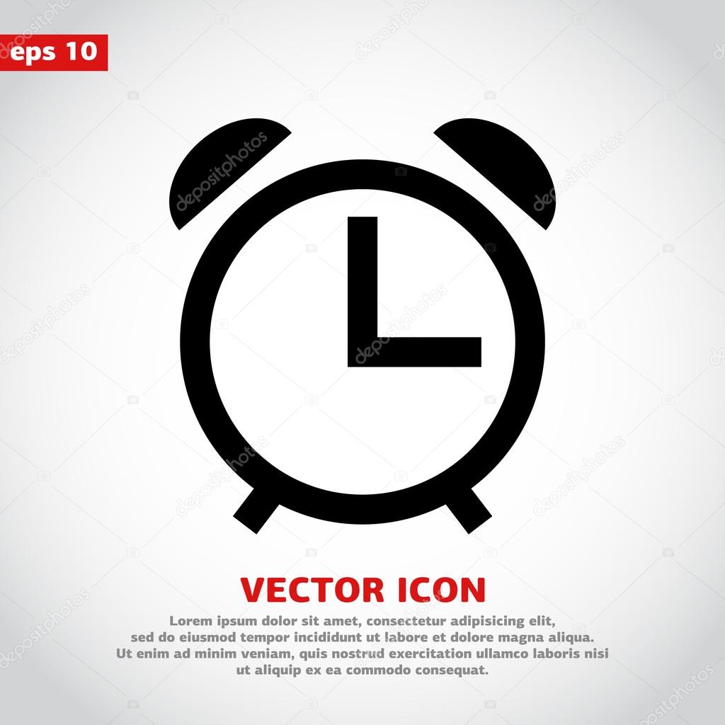 Clock icon design