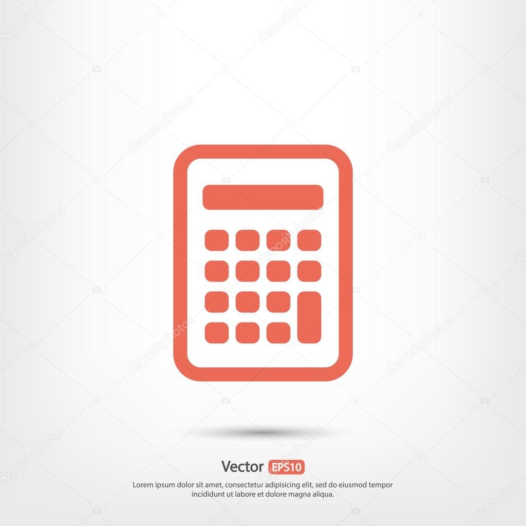 Calculator icon design