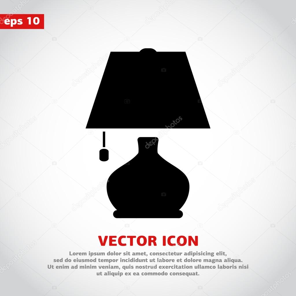 Lamp icon design