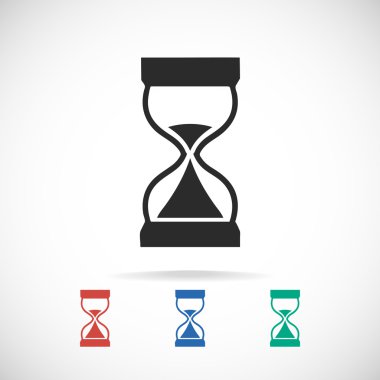 Kum saati simgesi tasarım