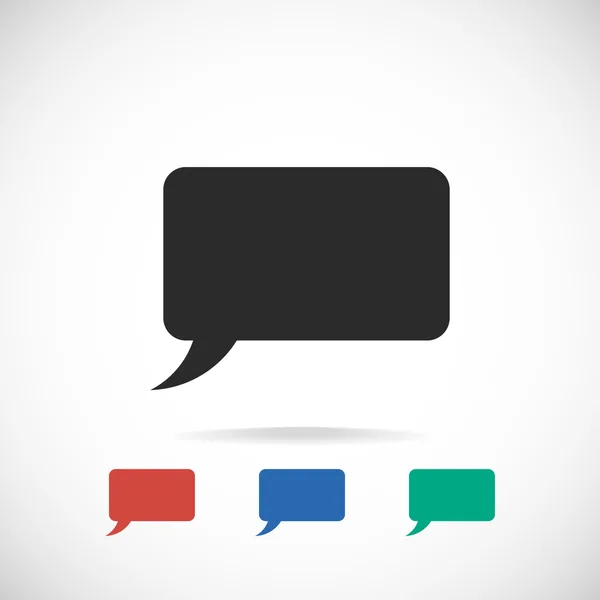 Speech bubble Icon — Stock Vector