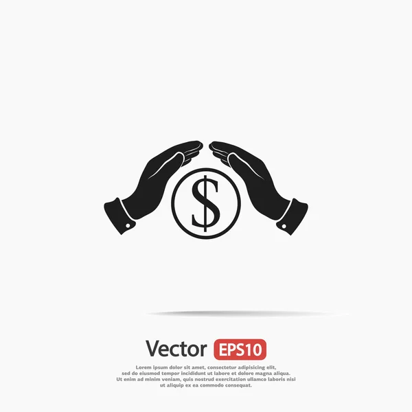 Ahorrar dinero icono — Archivo Imágenes Vectoriales