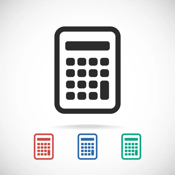 Kalkulačka ikony designu — Stockový vektor