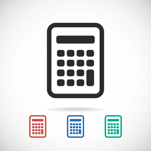 Calculatrice icône design — Image vectorielle