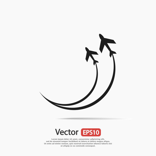 Airplanes symbol design