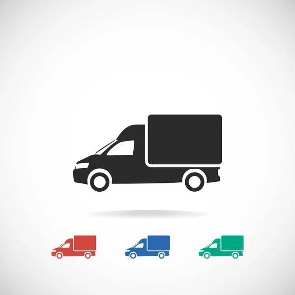 Truck flat icon — Stock Vector