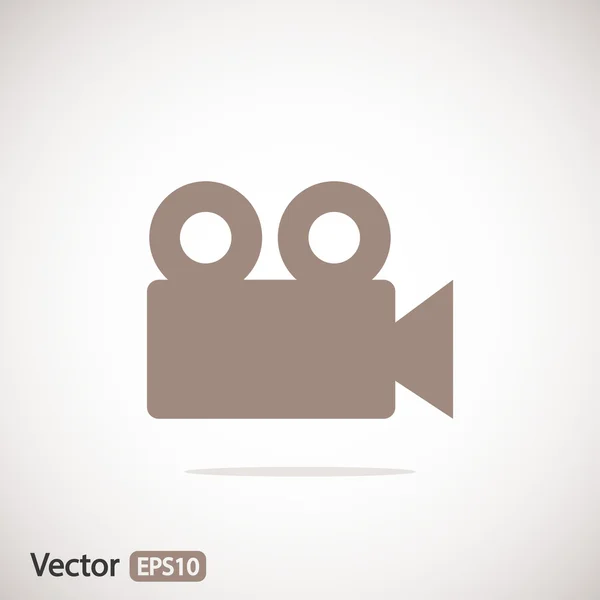 Icono de cámara de vídeo — Vector de stock