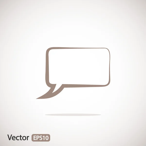 Icono de burbuja de habla — Vector de stock