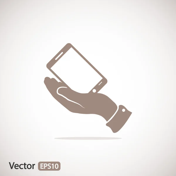 Rörlig smartphone-ikonen — Stock vektor